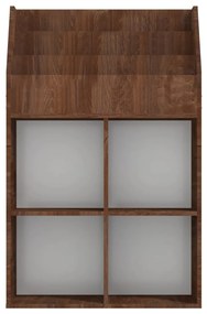 vidaXL Παιδικό Ράφι Περιοδικών Καφέ Δρυς 71x30x114 εκ. Επεξεργ. ξύλο