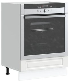 vidaXL Ντουλάπι φούρνου Porto Λευκό Επεξεργασμένο ξύλο