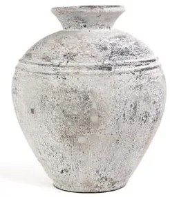 Διακοσμητικό βάζο Bianca Boho White Large (45x45x50) GRC Soulworks 0630033