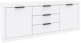 Μπουφές Doha  σε λευκή απόχρωση 210x45x80.5εκ