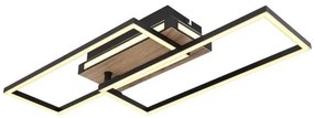 Πλαφονιέρα Φωτιστικό Οροφής LED 34W Μαύρο Colli 67299D Globo Lighting-67299D-Μαύρο 67299D