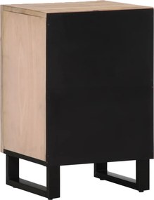 vidaXL Ντουλάπι Μπάνιου 38x34x58 εκ. από Μασίφ Ξύλο Μάνγκο