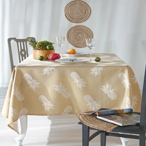 Τραπεζομάντηλο Ananas 11 Light Brown Kentia 170Χ310 Βαμβάκι-Πολυέστερ