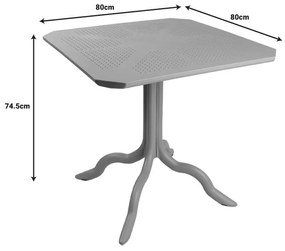 Τραπέζι Icon PP cappucino 80x80x74.5εκ 80x80x74.5 εκ.