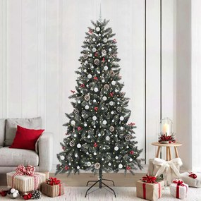 vidaXL Τεχνητό Χριστουγεννιάτικο Δέντρο 129.5 x 129.5 x 240 εκ.
