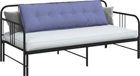 vidaXL Μαξιλάρι Πλάτης Μπλε τζην 160 x 50 x 19 cm ύφασμα