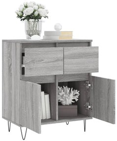 vidaXL Ντουλάπι Γκρι Sonoma 60x35x70 εκ. από Επεξεργασμένο Ξύλο