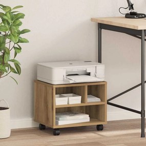 vidaXL Σταντ Εκτυπωτή Artisan Oak 41 x 32 x 34,5 εκ.