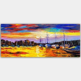 Πίνακας Καμβάς 451ERN1403 120x50cm Multi Wallity Horizontal Ξύλο, Καμβάς