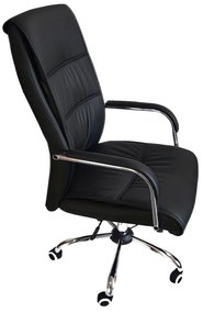 Καρέκλα Γραφείου ArteLibre PAISLEY Μαύρο PU 74x63x115-123cm