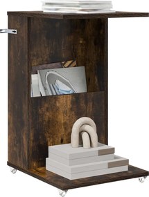 vidaXL Τραπεζάκι Πλευράς 40 x 35 x 60 εκ. Επεξεργασμένο Ξύλο
