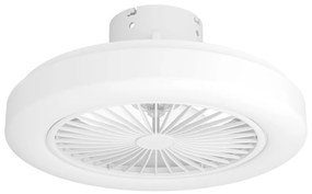 Ανεμιστήρας Οροφής Ø45,5x20cm Led 3x8,5w 3300lm tunable 2700-6500K AC 35w 220-240V,50Hz 3 Ταχύτητες Λευκό Eglo Optona 35095