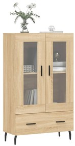 vidaXL Ντουλάπα Sonoma Δρυς 69,5 x 31 x 115 εκ. από Επεξεργασμένο Ξύλο