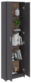 vidaXL Ντουλάπα Διαδρόμου Γκρι 55 x 25 x 189 εκ. από Μοριοσανίδα