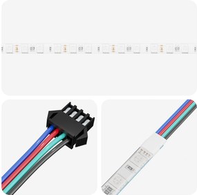 vidaXL Λωρίδα LED 12 pcs Μαύρο και Διαφανές 900 χιλιοστά