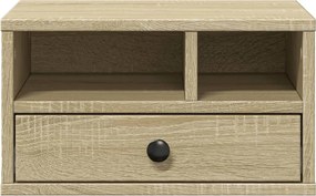 vidaXL Βάση Εκτυπωτή Sonoma Δρυς 40x32x22,5 εκ. από Επεξεργασμένο Ξύλο