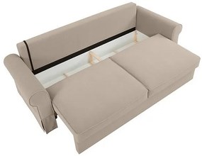 Καναπές κρεβάτι Boston 271 (Modone 9702), Αριθμός θέσεων: 3, Αποθηκευτικός χώρος, Beige, 99x239x97cm, 98 kg, Πόδια: Πλαστική ύλη | Epipla1.gr