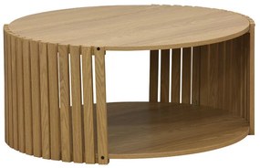Τραπέζι σαλονιού Heavenly pakoworld MDF φυσικό Φ83x38εκ