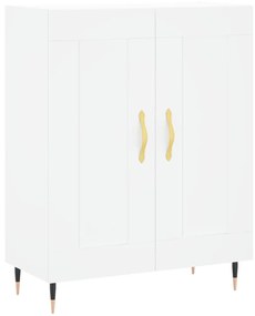 vidaXL Ντουλάπι Λευκό 69,5 x 34 x 90 εκ. από Επεξεργασμένο Ξύλο
