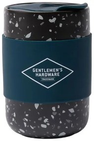 Gentlemen's Hardware Κούπα - Κύπελο Κεραμικό Με Καπάκι 400ml Μπλε Σκούρο GEN641