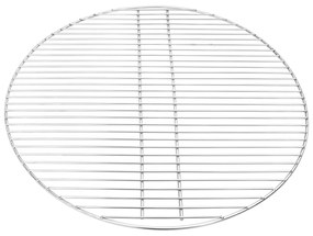 vidaXL BBQ Grill Grate Ασημί Ø60 εκ Ανοξείδωτο ατσάλι