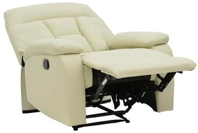 Πολυθρόνα relax Terpsi κρεμ PU 80x94x100εκ 80x94x100 εκ.