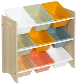 Παιδικό σετ αποθήκευσης Storfie pakoworld mdf-pp 60x29.5x66εκ (1 τεμάχια)