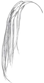 Χριστουγεννιάτικο Κρεμαστό Κλαδί 90374 120cm Silver