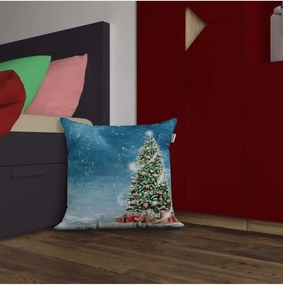 Stewehome Μαξιλαροθήκη με 3d ψηφιακή εκτύπωση και σχέδιο Χριστουγέννων Πολύχρωμο
