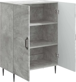 vidaXL Πλαϊνό γραφείο Γκρι Σκυροδέματος 66 x 34,5 x 89,5 εκ