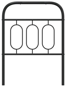 vidaXL Κεφαλάρι Μαύρο 75 εκ. Μεταλλικό