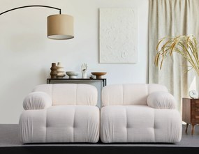 Διθέσιος Καναπές - Petite - Χρώμα Λευκό - 195x95x75εκ