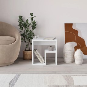 Βοηθητικό Τραπεζάκι Λευκό CLAON 40x35x40