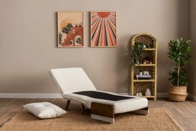 Πολυθρόνα-Κρεβάτι Λευκό COSMO SINGLE 77x70x82