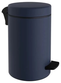 Καλάθι Απορριμμάτων 10lt-Φ20x37εκ. Soft Close Ανοξείδωτο Matte Navy Blue Pam &amp; Co 2037-203