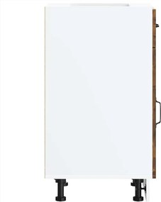 vidaXL ντουλάπι βάσης κουζίνας Kalmar Καπνιστή δρυς Επεξεργασμένο Ξύλο