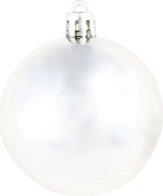 vidaXL Σετ Μπάλες Χριστουγεννιάτικες 100 τεμ. Ασημί 3/4/6 εκ.