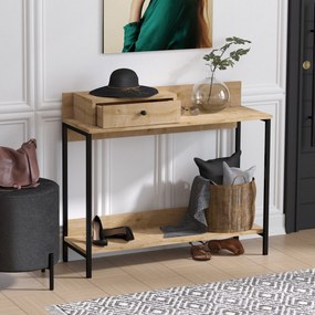 Κονσόλα- - Alix - Χρώμα Δρυς Saphire - 100x35x87εκ