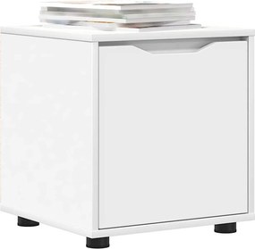 vidaXL Ντουλάπι Μπάνιου Λευκό 40,5 x 40 x 44 εκ Επεξεργασμένο ξύλο