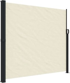 vidaXL Σκίαστρο Πλαϊνό Συρόμενο Κρεμ 180 x 600 εκ.
