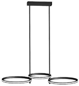Κρεμαστό Φωτιστικό Οροφής Led Μαύρο 144-10030 Eurolamp-144-10030-Μαύρο 144-10030
