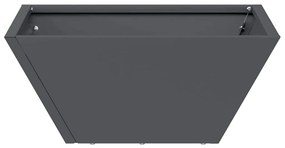 vidaXL Γλάστρα Κήπου 5 pcs Ανθρακί 35 x 35 x 15 εκ.