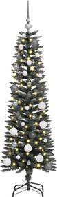 vidaXL Τεχνητό Χριστουγεννιάτικο Δέντρο με 150 LED Πράσινο 150 cm
