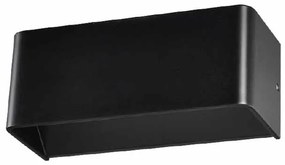 Απλίκα Τοίχου LED Aca Nephele L35037LBK Black Matt