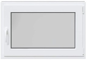 vidaXL Παράθυρο Υπογείου "RISOR" 90x60 εκ. Ανακλινόμενο & Περιστρεφόμενο DIN Δεξί Ανθρακί