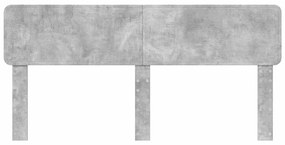 vidaXL Κεφαλάρι Σκυρόδεμα Γκρι 180 cm Επεξεργασμένο ξύλο