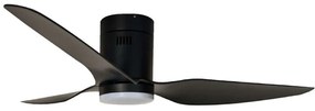 Ανεμιστήρας Οροφής Smart Alamo 102000520 Με Φως Dim Led 15W Και Τηλεχειριστήριο Φ137x45cm Black itLighting Διάμετρος 137cm