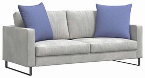 vidaXL Μαξιλάρι Καναπέ 2 pcs Μπλε τζην 80 x 80 cm ύφασμα