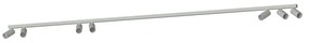 Φωτιστικό Οροφής - Σποτ Fourty 11441 4-16.5x200-212x6.5-11.5cm 7xGU10 10W Light Grey Nowodvorski