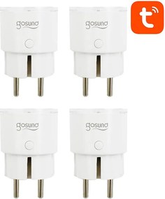 Smart plug WiFi Gosund SP111 3680W 16A, Tuya 4-pack